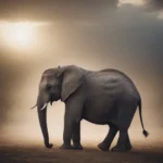 un elefante