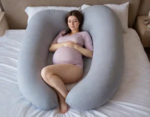 Almohada en forma de U es una buena opción para embarazadas