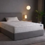 colchon de aire en una cama con almohadas viscoelásticas inflado del colchón
