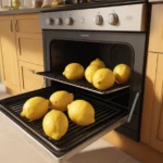 cómo limpiar el horno con limón