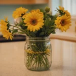dejar flores sin agua durante la noche