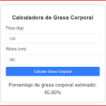 medidor de grasa corporal