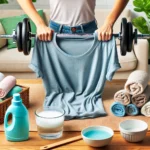 intentar agrandar una remera