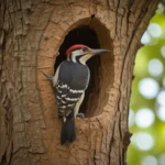 pájaro carpintero y dónde vive en España