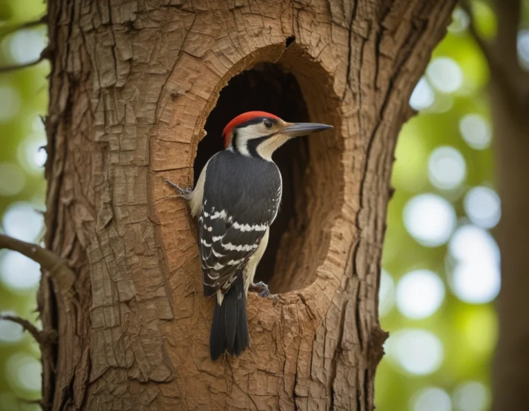 pájaro carpintero y dónde vive en España