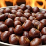 Como asar castañas