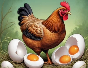 Como es el proceso del huevo de gallina