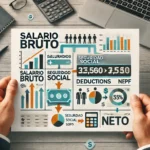Diferencia entre salario bruto y neto en España explicada con ejemplos prácticos