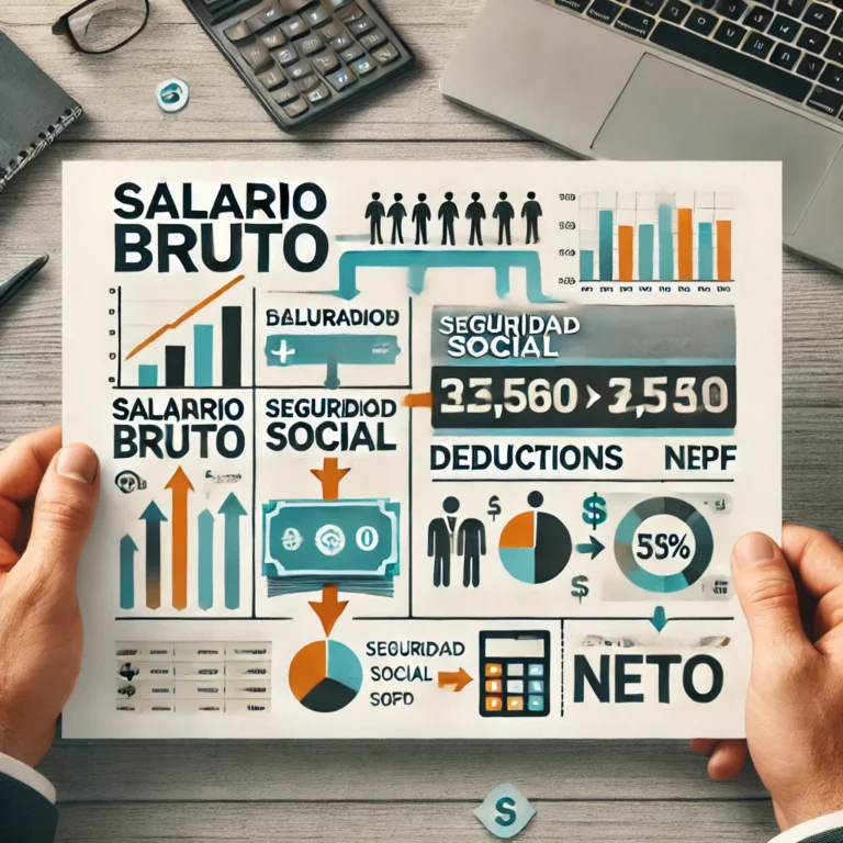 Diferencia entre salario bruto y neto en España explicada con ejemplos prácticos