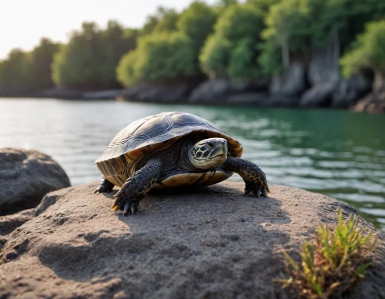 Mi tortuga no se mueve y tiene los ojos abiertos