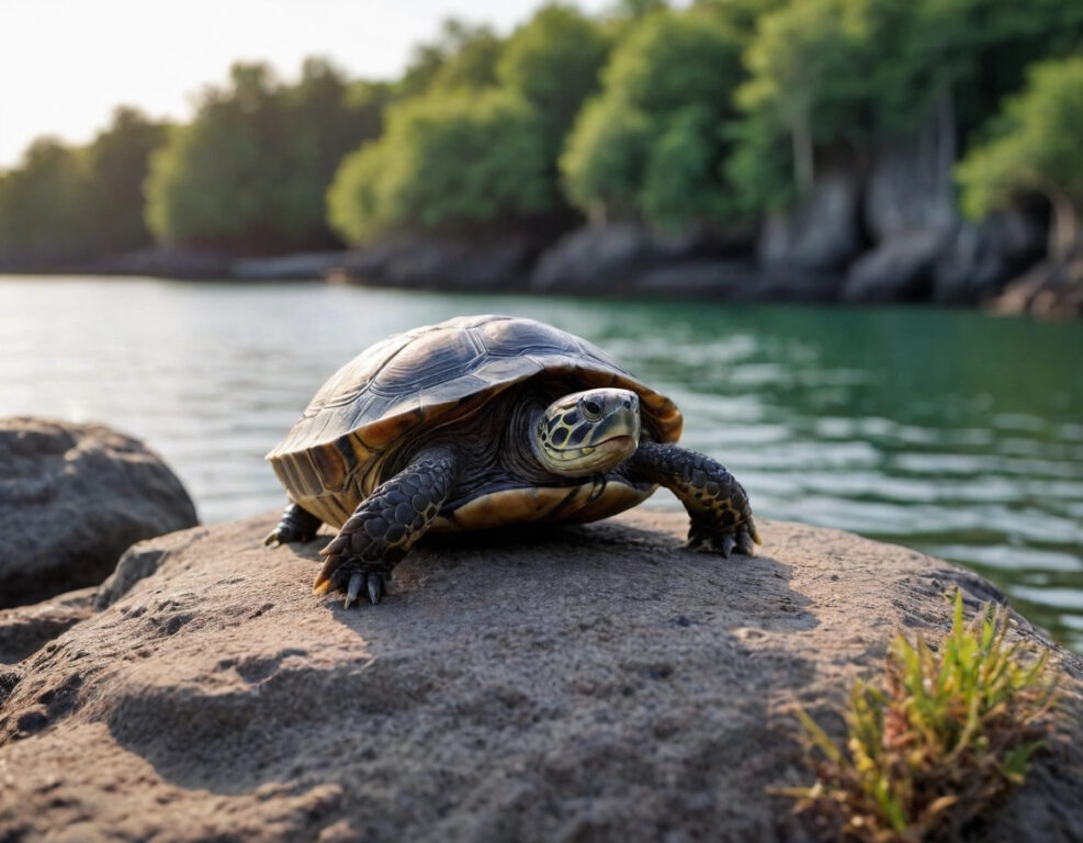 Mi tortuga no se mueve y tiene los ojos abiertos