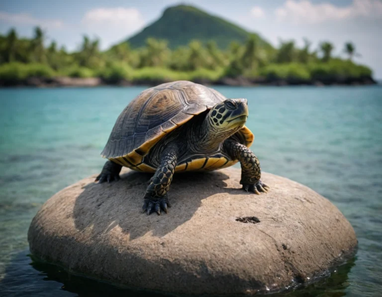 Mi tortuga no se mueve y tiene los ojos cerrados