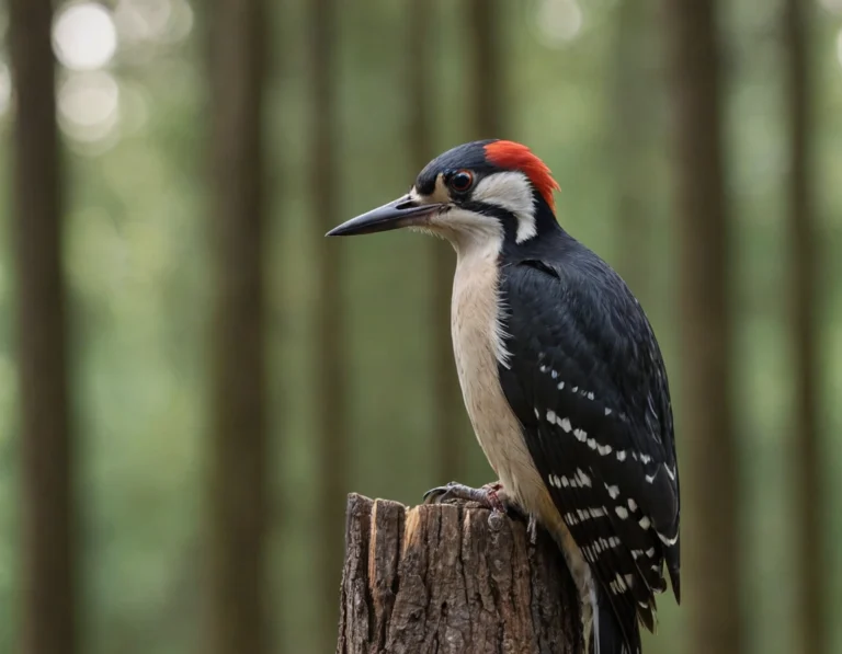 Porque el pajaro carpintero picotea los arboles