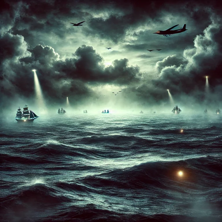 Triángulo de las Bermudas con atmósfera misteriosa