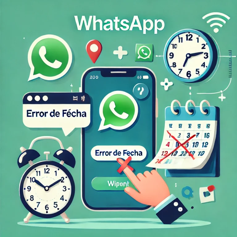 Cómo solucionar error de fecha en WhatsApp