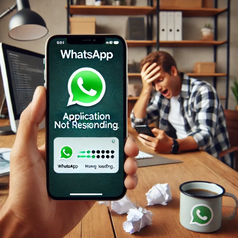 Error WhatsApp La Aplicación no Responde