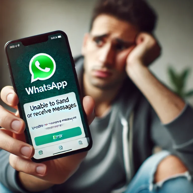 Que hacer si WhatsApp no puede recibir ni enviar mensajes