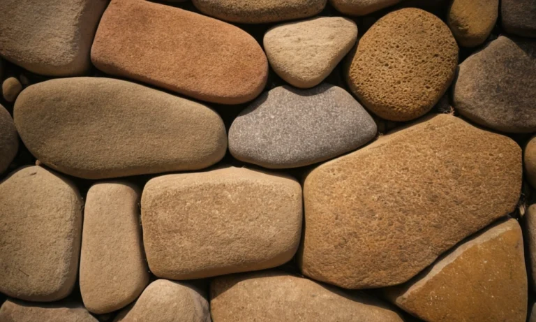 Piedras rústicas naturales talladas
