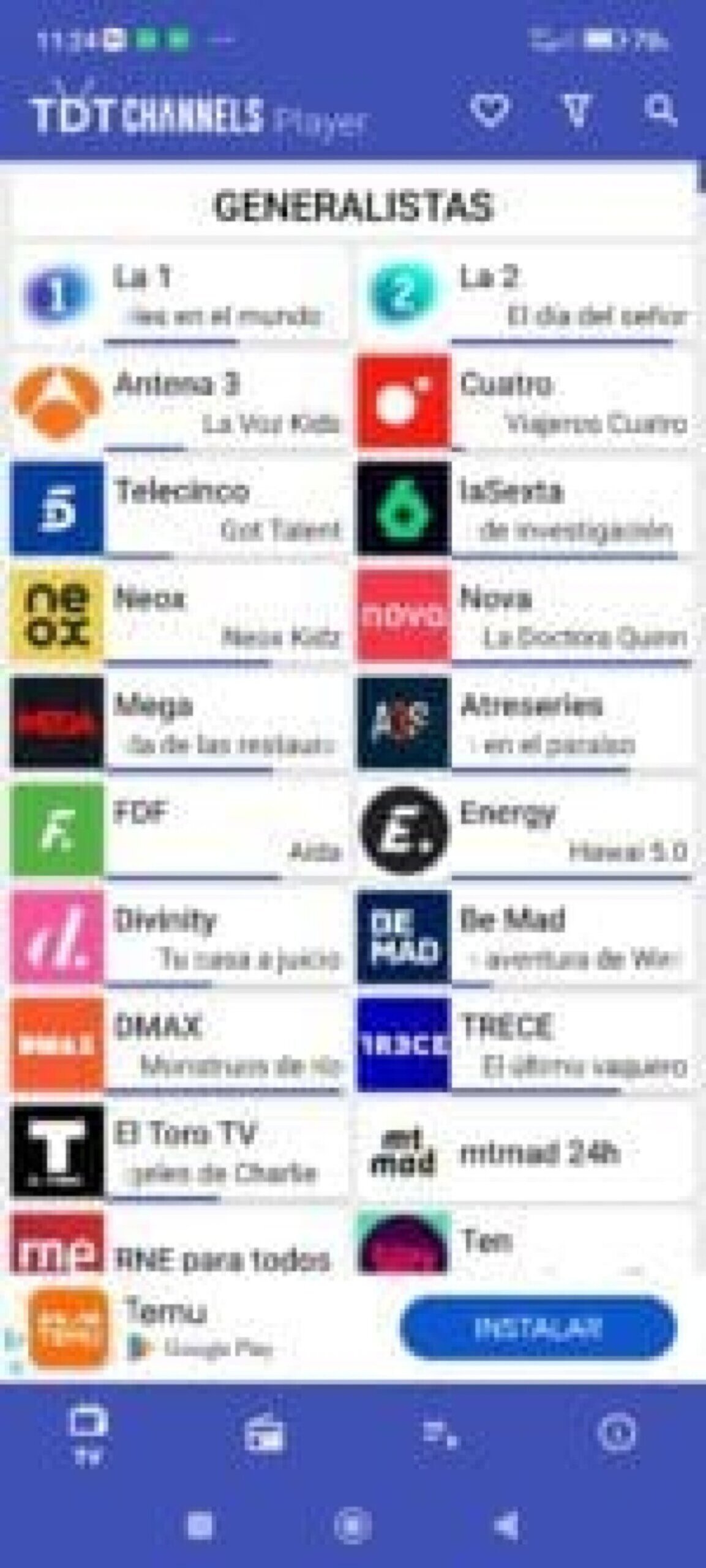 Cómo Ver TV en Celular Android Con TDT Channels