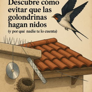 evitar que las golondrinas hagan nidos