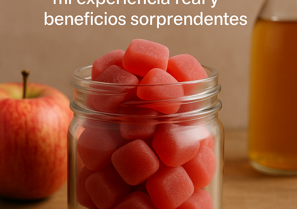 gomitas de vinagre de manzana