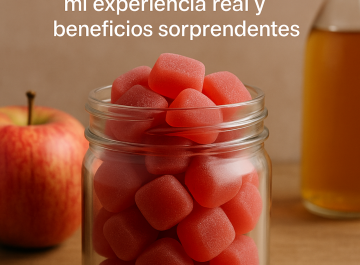 gomitas de vinagre de manzana