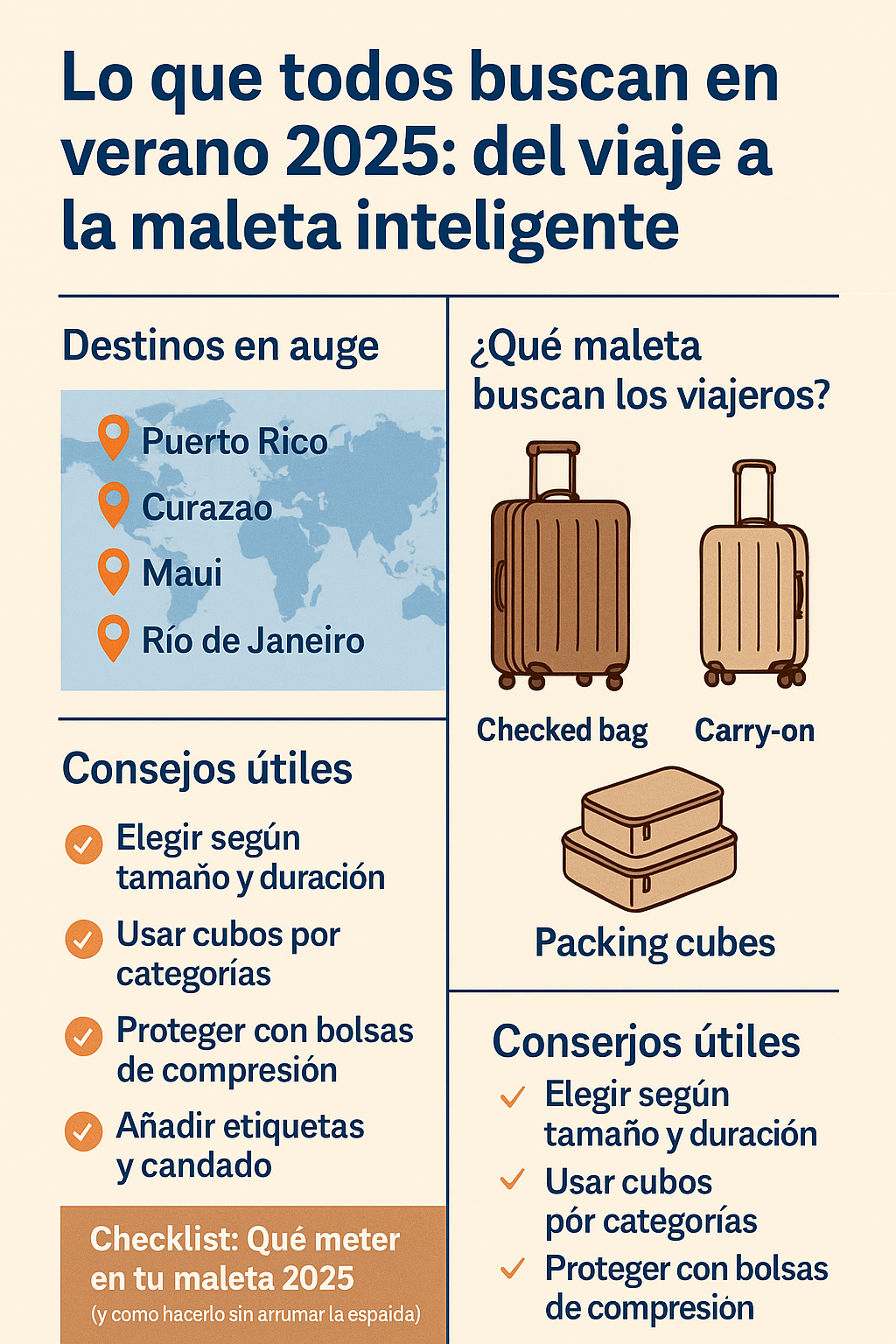 Lo que todos buscan en verano 2025: del viaje a la maleta inteligente 1 todos buscan en verano 2025