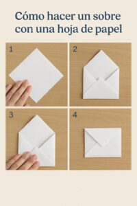 ✉️ Cómo hacer un sobre con papel fácil y bonito (sin plantillas) 💌 Tutorial paso a paso