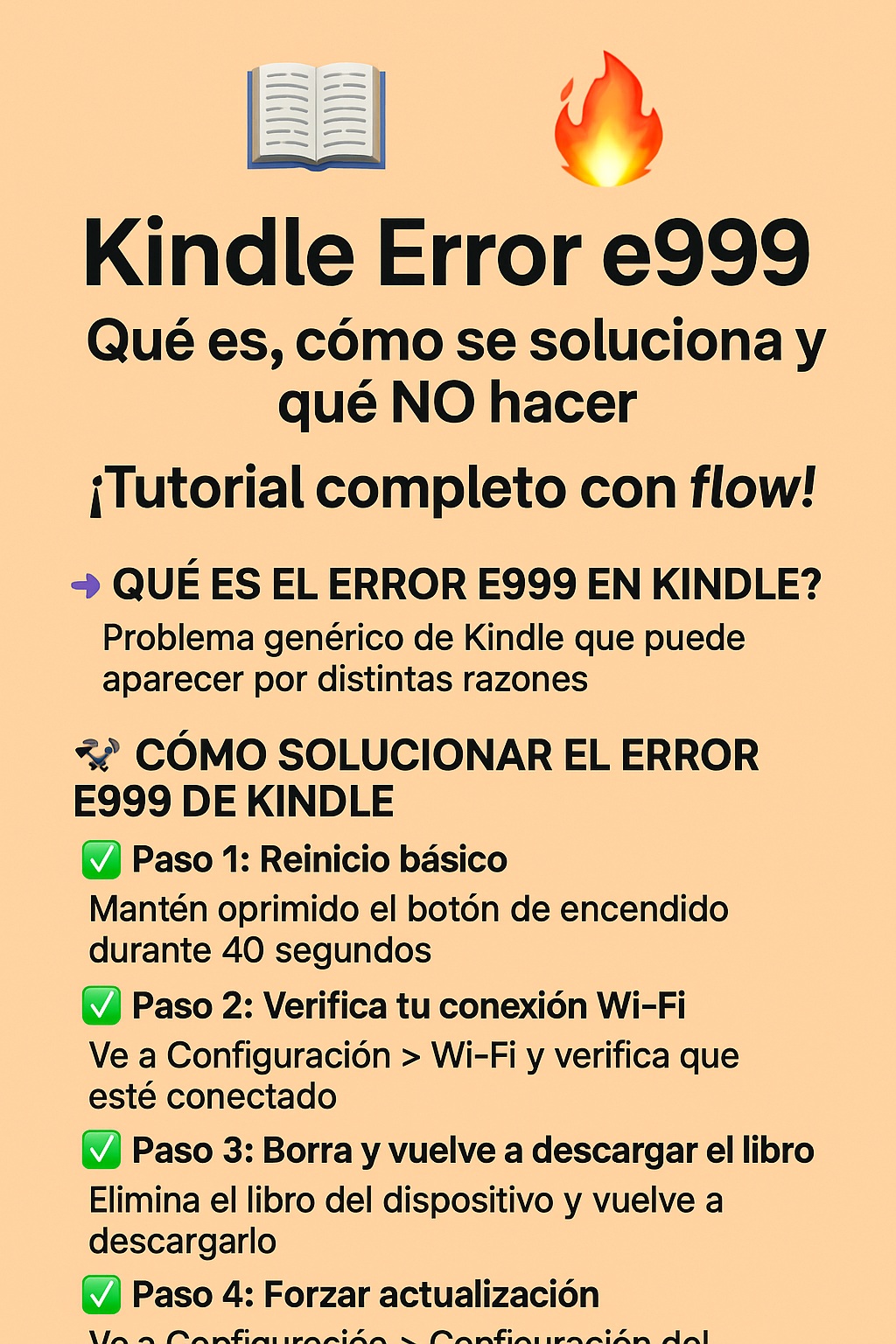 🔥 ¡ERROR E999 en Kindle! Cómo lo solucioné sin romper nada 😂
