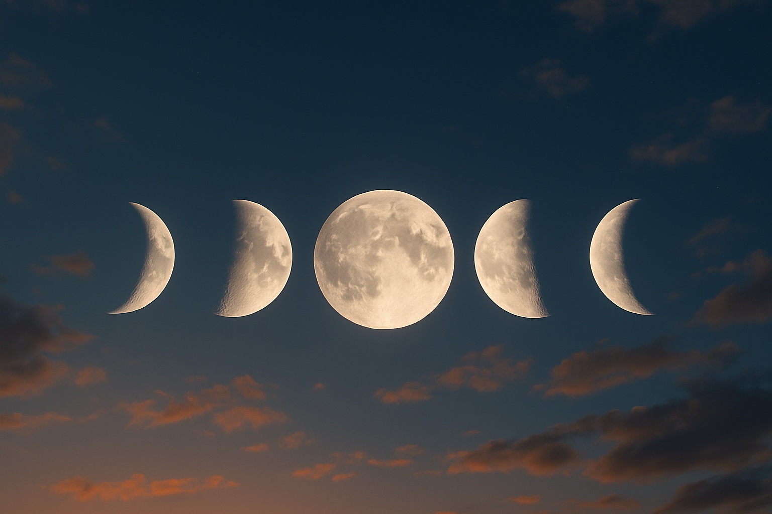 Fases de la Luna Anual 2025