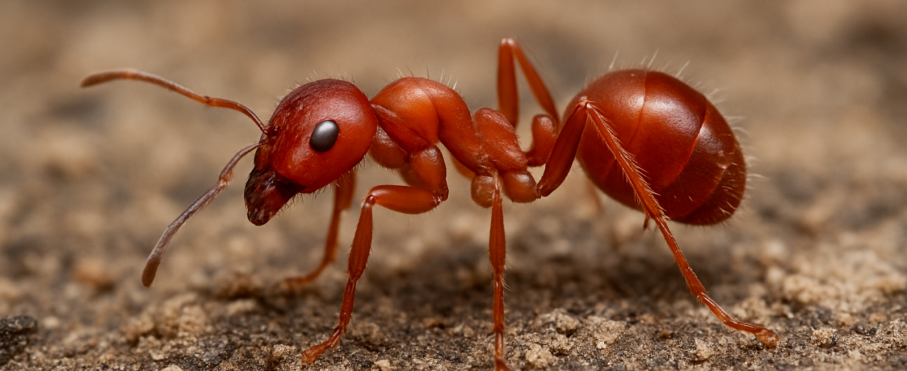 La hormiga roja de fuego
