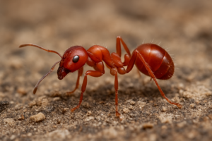 La hormiga roja de fuego