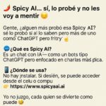 🌶️🤖 Spicy AI… sí, lo probé y no les voy a mentir 🫠