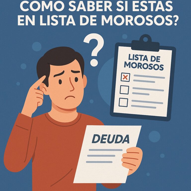 ¿Cómo saber si estás en lista de morosos? Te lo explicamos claro