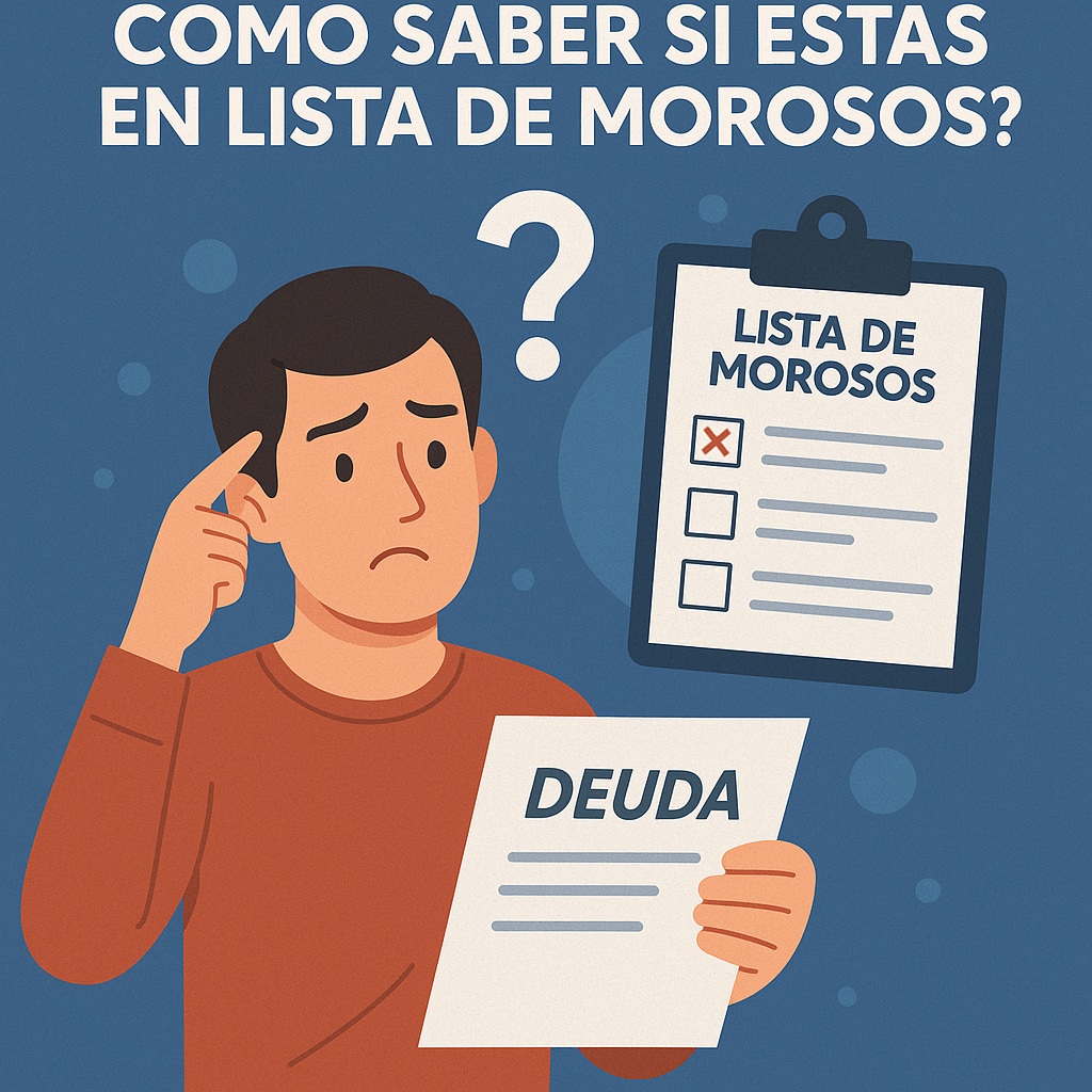 Cómo saber si estás en lista de morosos