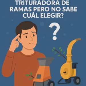 ¿Necesitas una trituradora de ramas pero no sabes cuál elegir?