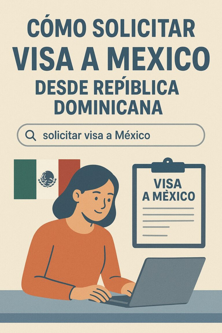 Como solicitar visa a mexico desde republica dominicana