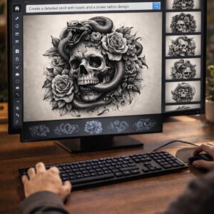 aplicación para editar tatuajes